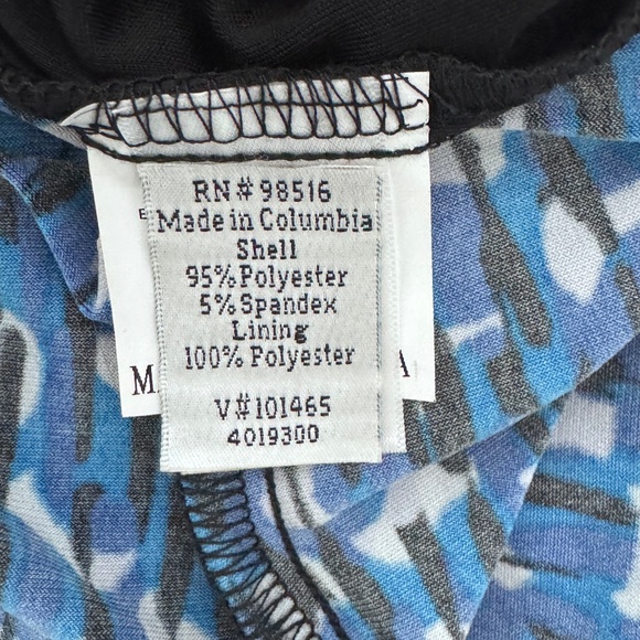 Coldwater Creek Luna Blue Knit Dress Size 8 NWT - Picture 6 of 7